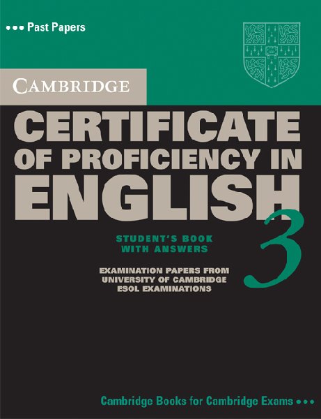 cambridge esol certificate of proficiency in english