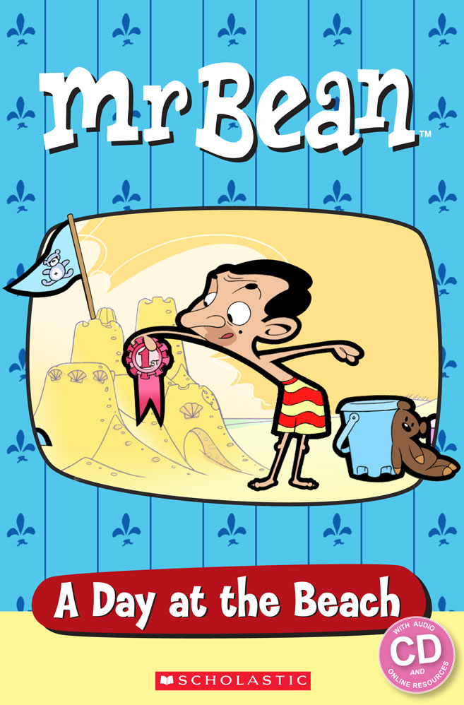 Scholastics Popcorn Elt Readers Mr Bean A Day At The Beach With Cd