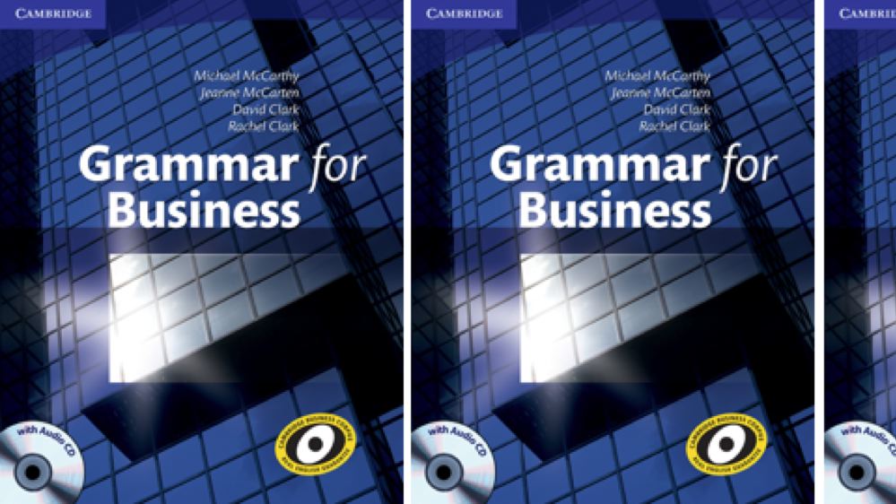 Grammar For Business By Michael McCarthy, Jeanne McCarten, David Clark ...