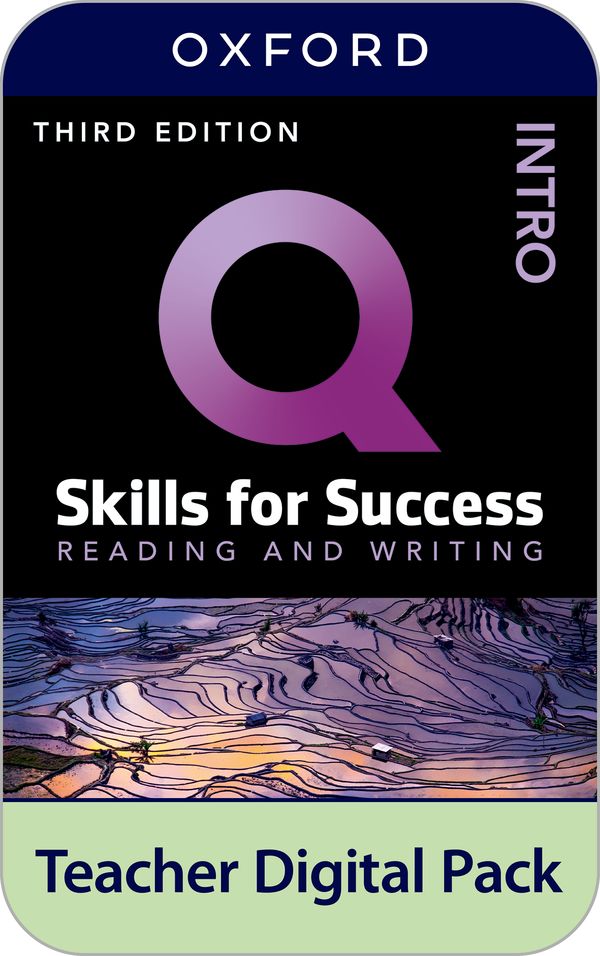 Q: Skills for Success: 3rd Edition - Reading and Writing - Teacher Digital  Pack (Intro) by Jennifer Bixby, Joe McVeigh, Jaimie Scanlon, Miles Craven,  Kristin Donnalley Sherman. et al. on ELTBOOKS - 20% OFF!