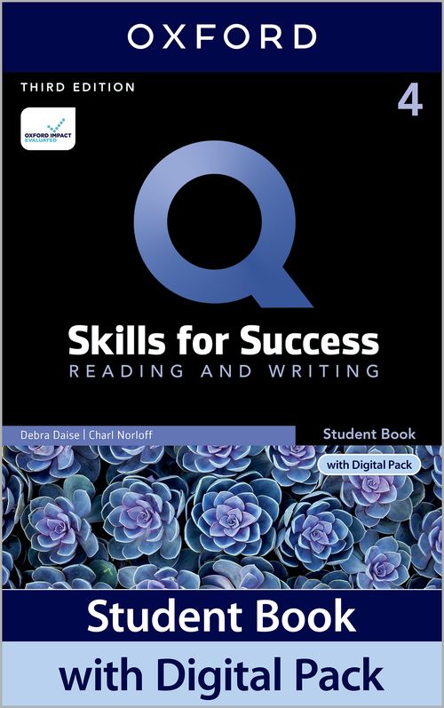 Q: Skills for Success: 3rd Edition - Reading and Writing - Student book  with Digital Pack (レベル 4) by Jennifer Bixby, Joe McVeigh, Jaimie Scanlon,  Miles Craven, Kristin Donnalley Sherman. et al.