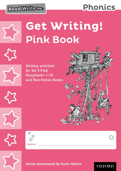 Read Write Inc Phonics Get Writing Books Pack Of 10 Set 3 Pink 