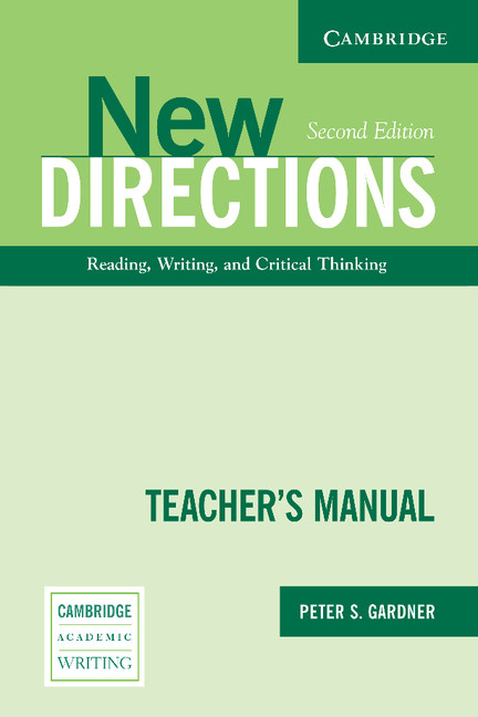 Cambridge academic english advanced teacher s book. Gardner "New Directions". Учебник английского языка Cambridge think. Academic writing skills Cambridge. New Direction.