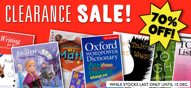 Clearance Sale! Selected Items 70% OFF!